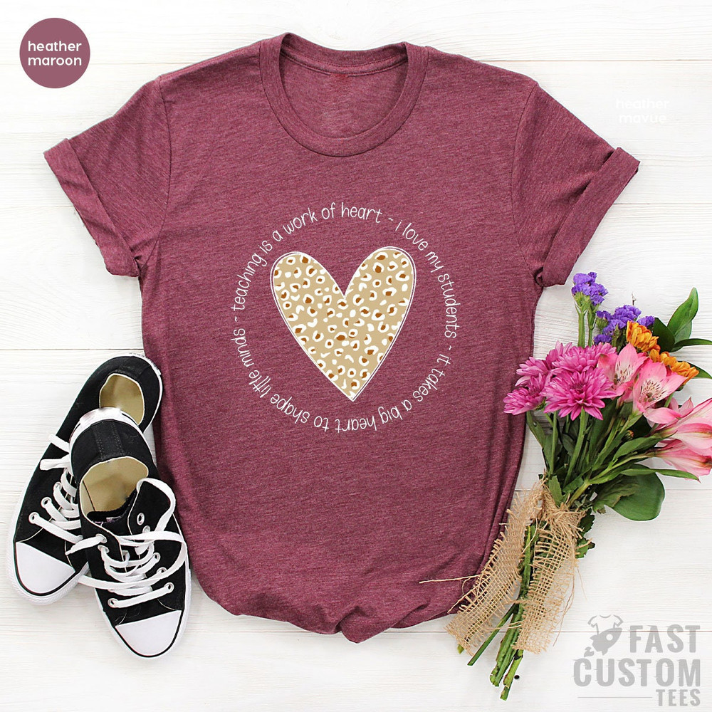 Teacher Shirt, Inspirational Shirt, Teach Love Inspire Shirt, Back to School Shirt, Gift for Teacher, Kindergarten Teacher, Motivational Tee - 5.jpg