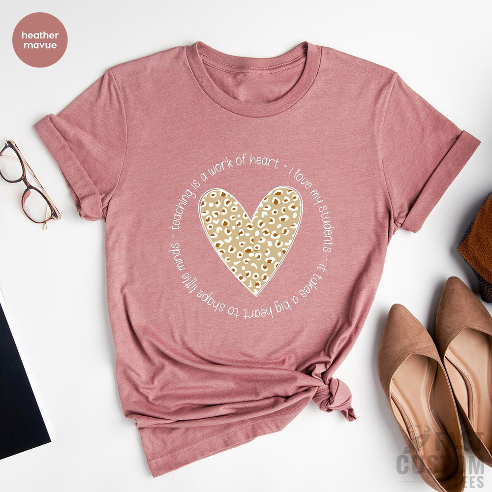 Teacher Shirt, Inspirational Shirt, Teach Love Inspire Shirt, Back to School Shirt, Gift for Teacher, Kindergarten Teacher, Motivational Tee - 6.jpg