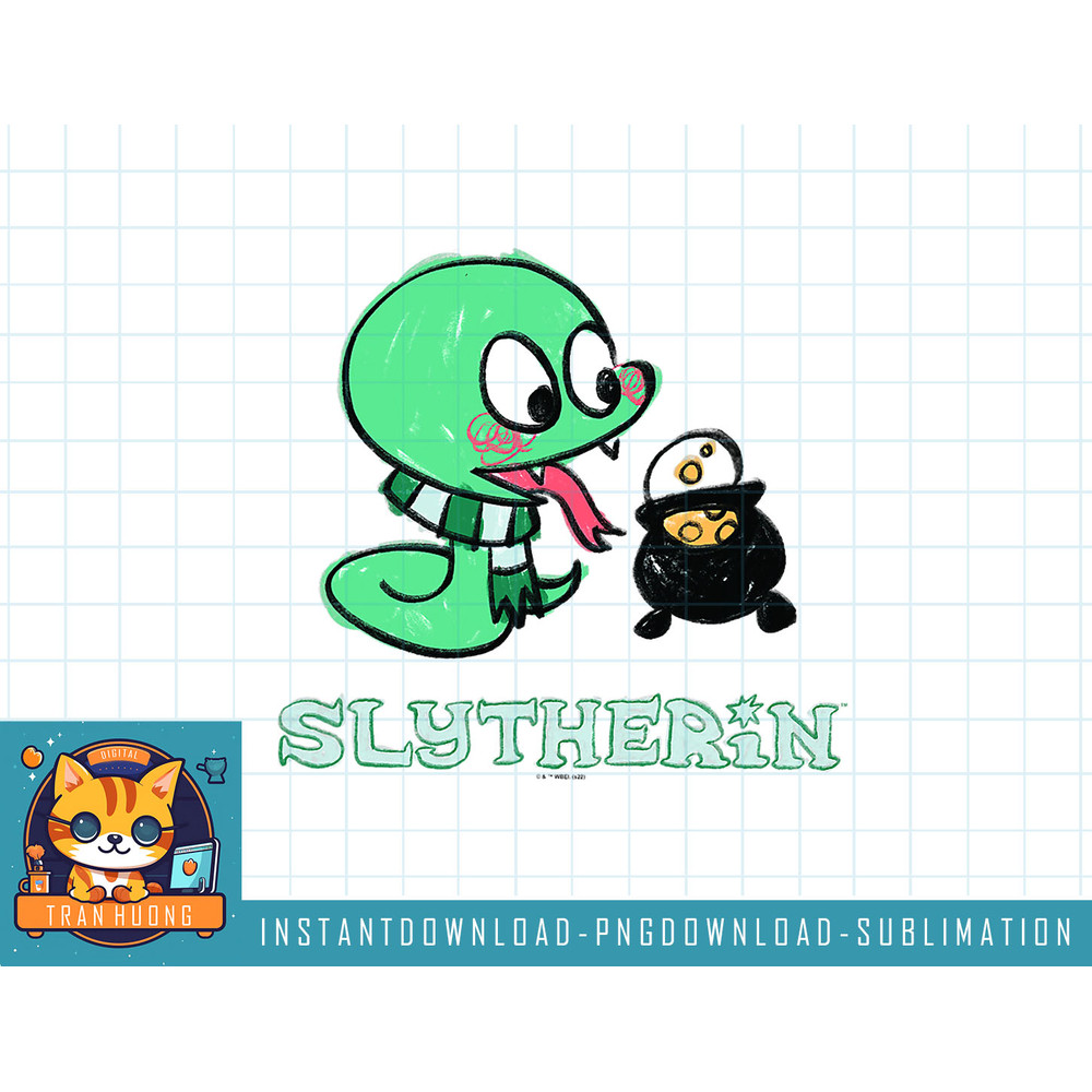 Harry Potter Slytherin Potions Cartoon png, sublimate, digital download.jpg