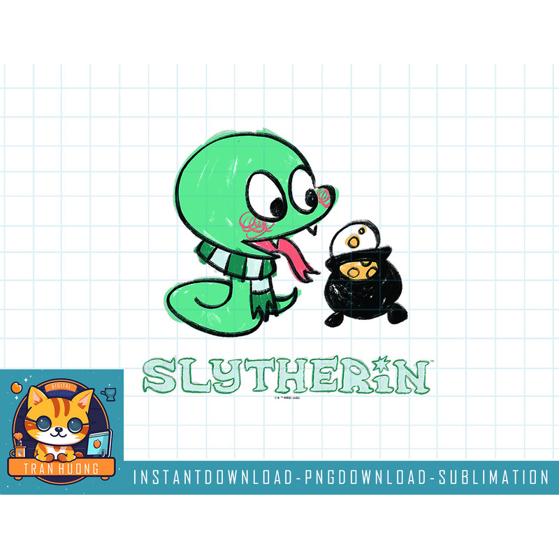 Harry Potter Slytherin Potions Cartoon png, sublimate, digital download.jpg