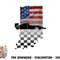Womens Indiana American Flag to Checkered Flag Graphic V-Neck png, digital download copy.jpg