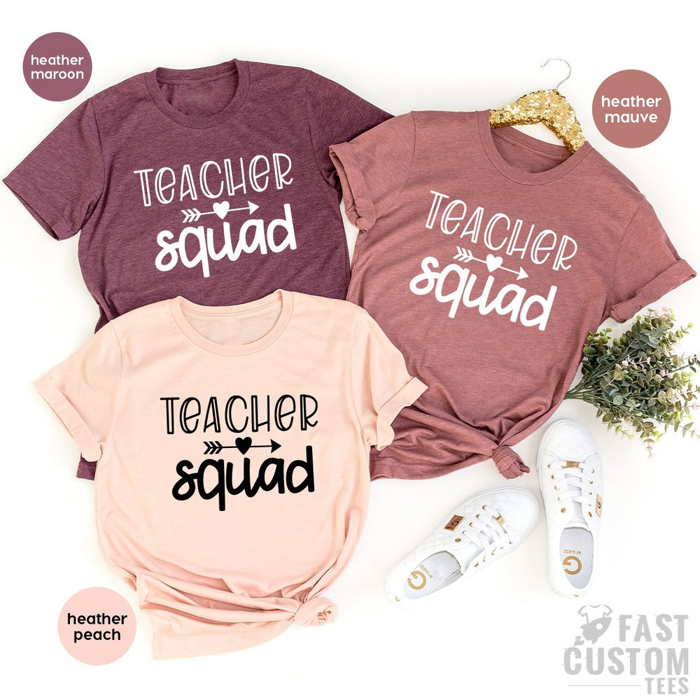 Teacher Squad Shirt, Home Schooling Tee, Teacher Team Shirt, Teacher TShirt, Computer Teacher Shirt, Teaching T Shirt, School Teacher Tee - 6.jpg