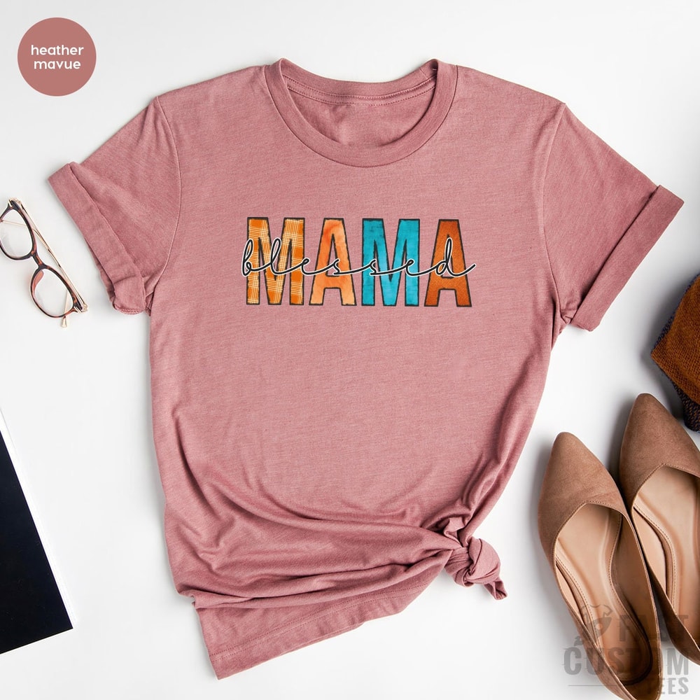 Thanksgiving Shirt, Thankful Mama Shirt, Thankful Mom Shirt, Thanksgiving Gift, Mothers Day Shirt, Fall Shirt, Mama T-Shirt, Mama Life Tee - 3.jpg