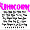 Unicorn Font Bundle 5 svg.jpg