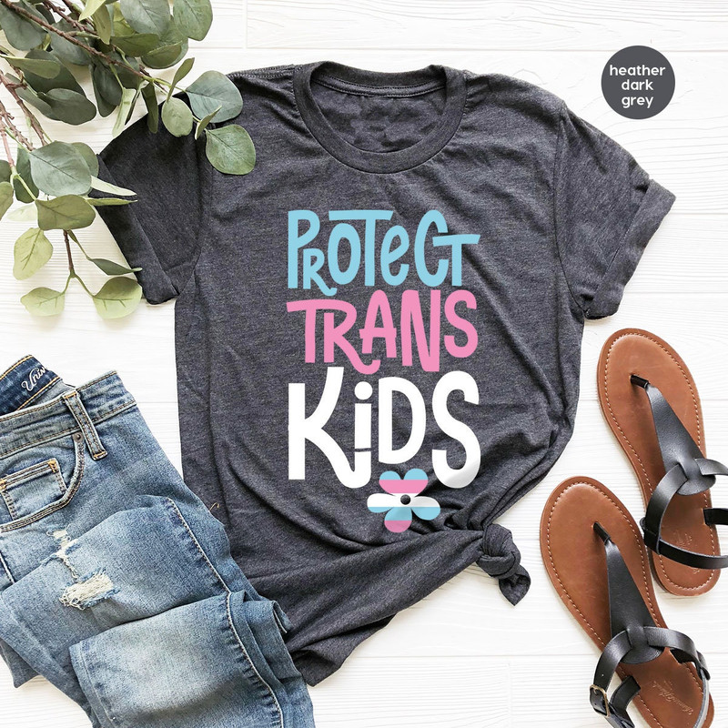 Trans Rights Awareness Crewneck Shirts, Protect Trans Kids Tee, Protect Trans Youth Shirt, Pride Shirts With Sayings to Support Trans Pride - 2.jpg