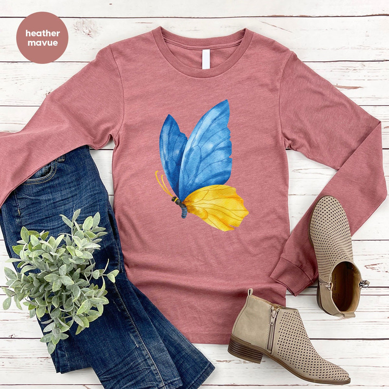 Ukraine Crewneck Sweatshirt, Support Ukraine Hoodies and Sweaters, Ukraine Flag Hooded, Ukrainian Gifts, Support Ukraine Long Sleeve TShirts - 6.jpg