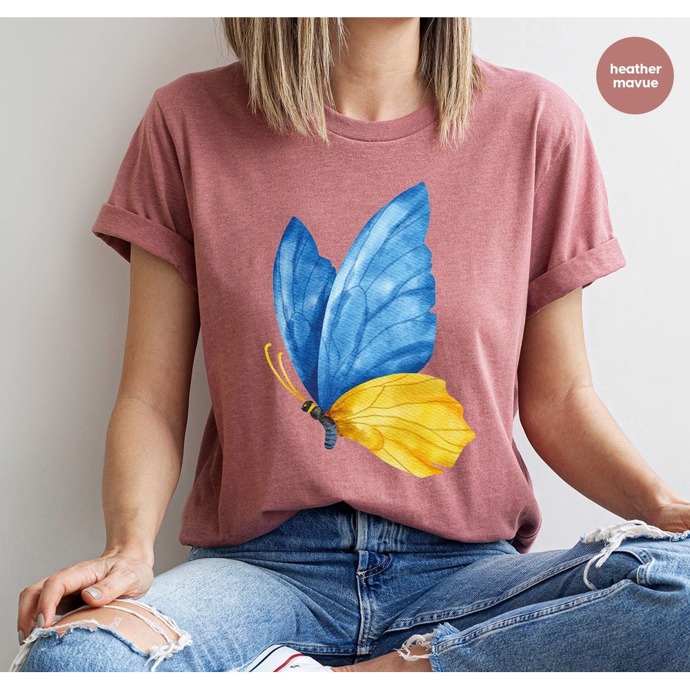 Ukraine Shirt, Ukraine Crewneck Sweatshirt, Ukraine Shirts for Women, Ukraine Flag Graphic Tees, Ukrainian Gifts, Support Ukraine TShirts - 1.jpg