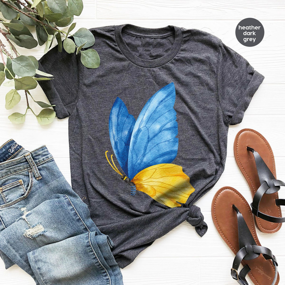 Ukraine Shirt, Ukraine Crewneck Sweatshirt, Ukraine Shirts for Women, Ukraine Flag Graphic Tees, Ukrainian Gifts, Support Ukraine TShirts - 2.jpg