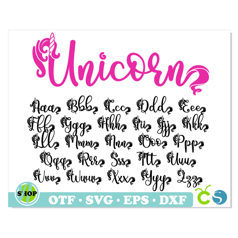 Unicorn Font svg 1.jpg