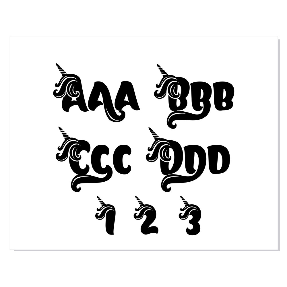 Unicorn Font svg 2.jpg