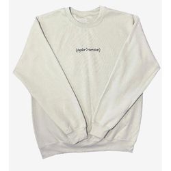 taylors version embroidery sweatshirt