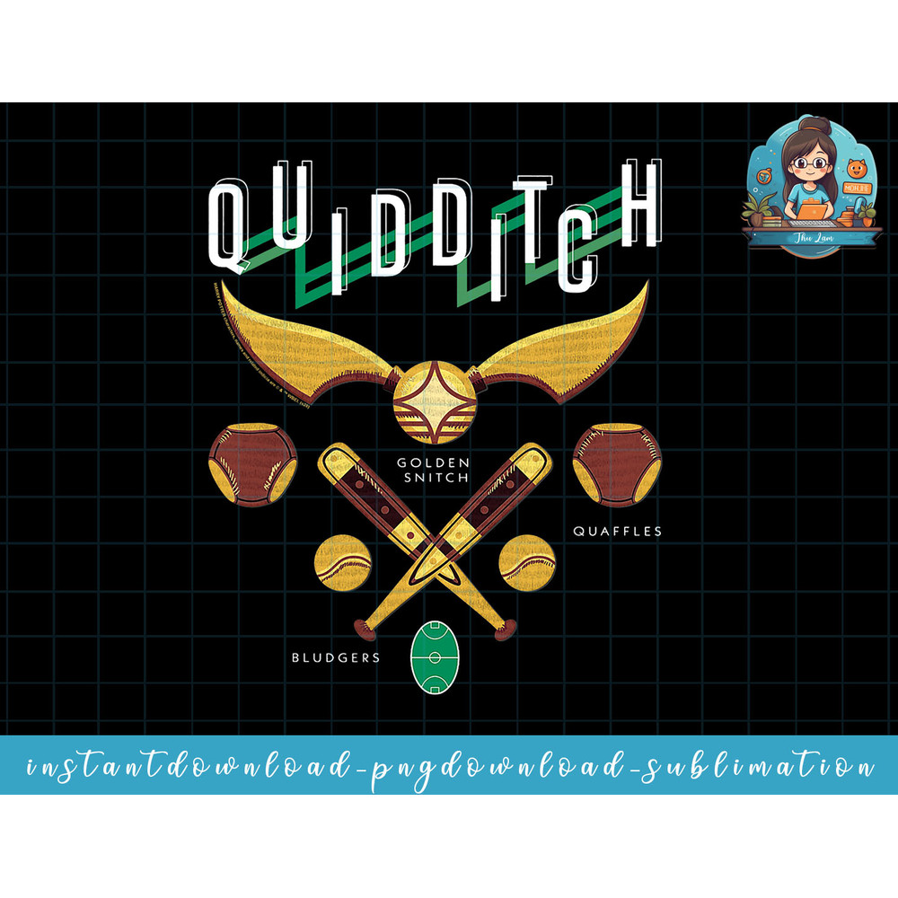 Harry Potter Quidditch Equipment Logo png, sublimate, digital download.jpg