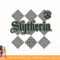 harry potter slytherin diamond plaid 07 png, sublimate, digital download