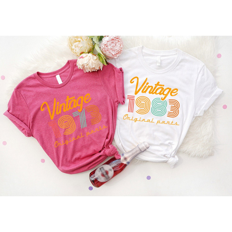 Vintage Birthday Shirt, Personalized Birthday Gift, Custom Birthday Sweatshirt, Birthday Gifts for Her, Retro Birthday Shirts for Women - 3.jpg