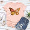 Vintage Butterfly T Shirt, Flower Butterfly Graphic Tee For Women, Aesthetic Butterfly Spring Shirt, Crewneck Retro Floral Butterfly Shirt - 4.jpg