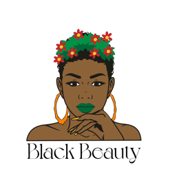 Beauty Logo Vector, Black Beauty Svg