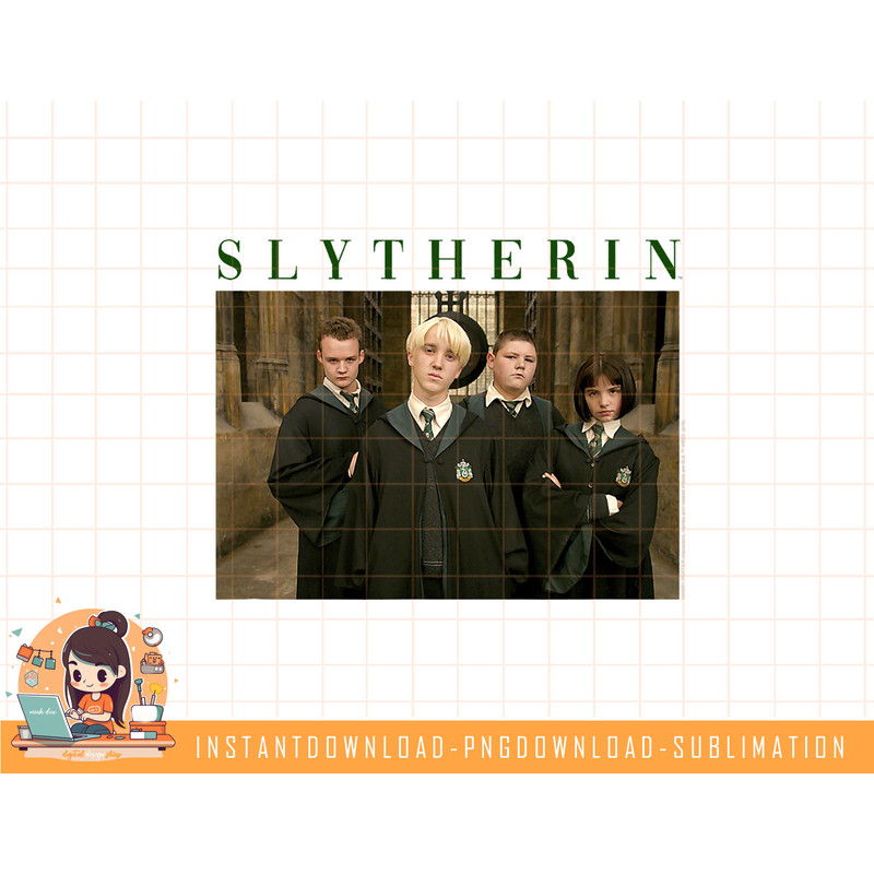 Harry Potter Slytherin House Group Shot png, sublimate, digital download.jpg