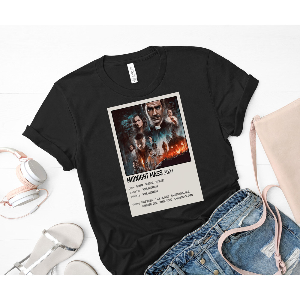 Midnight Mass FilmTV Polaroid Classic T-Shirt 57_Black_Black.jpg