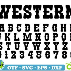 Western Font TTF, Western Font SVG Cricut | Cowboy Font SVG, Western letters SVG, Western Font otf, Western font letters