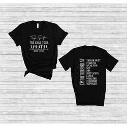 taylor swift the eras tour 2023 shirteras tour vintage concert tshirtswiftie eras tour teetaylor swiftie merch shirttayl