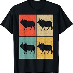 zebu retro vintage 70s 80s style t-shirt