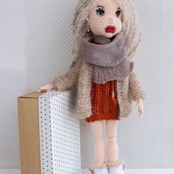 Crochet pattern, Doll crochet pattern, PDF crochet pattern doll body, Crochet pattern female body, Amigurumi doll PDF