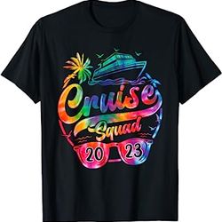 cruise squad 2023 summer vacation family friend travel group t-shirt