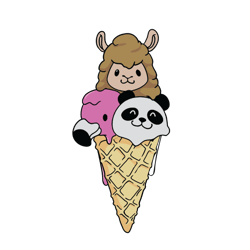 cream panda svg, all you need svg, ice cream cut file, summer quote svg, summer saying, funny summer svg