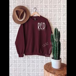 red taylors version sweatshirt, taylor swiftie merch sweatshirt, taylor swiftiecrewneck sweatshirt, taylor swift shirt,