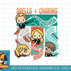 harry potter spells & charms png, sublimate, digital download