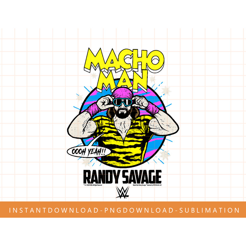 WWE Macho Man Randy Savage OOOH YEAH Comic T-Shirt copy.jpg