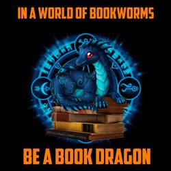 in a word of bookworms be a book dragon, i love reading book svg, reading book rainbow svg