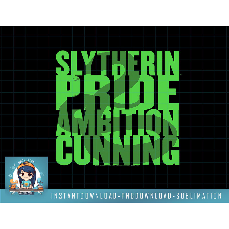 Harry Potter Slytherin Snake Silhouette Text png, sublimate, digital download.jpg
