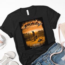 krokus shirt, krokus t shirt, krokus powerful vocals t shirt, krokus raw rock energy t shirt