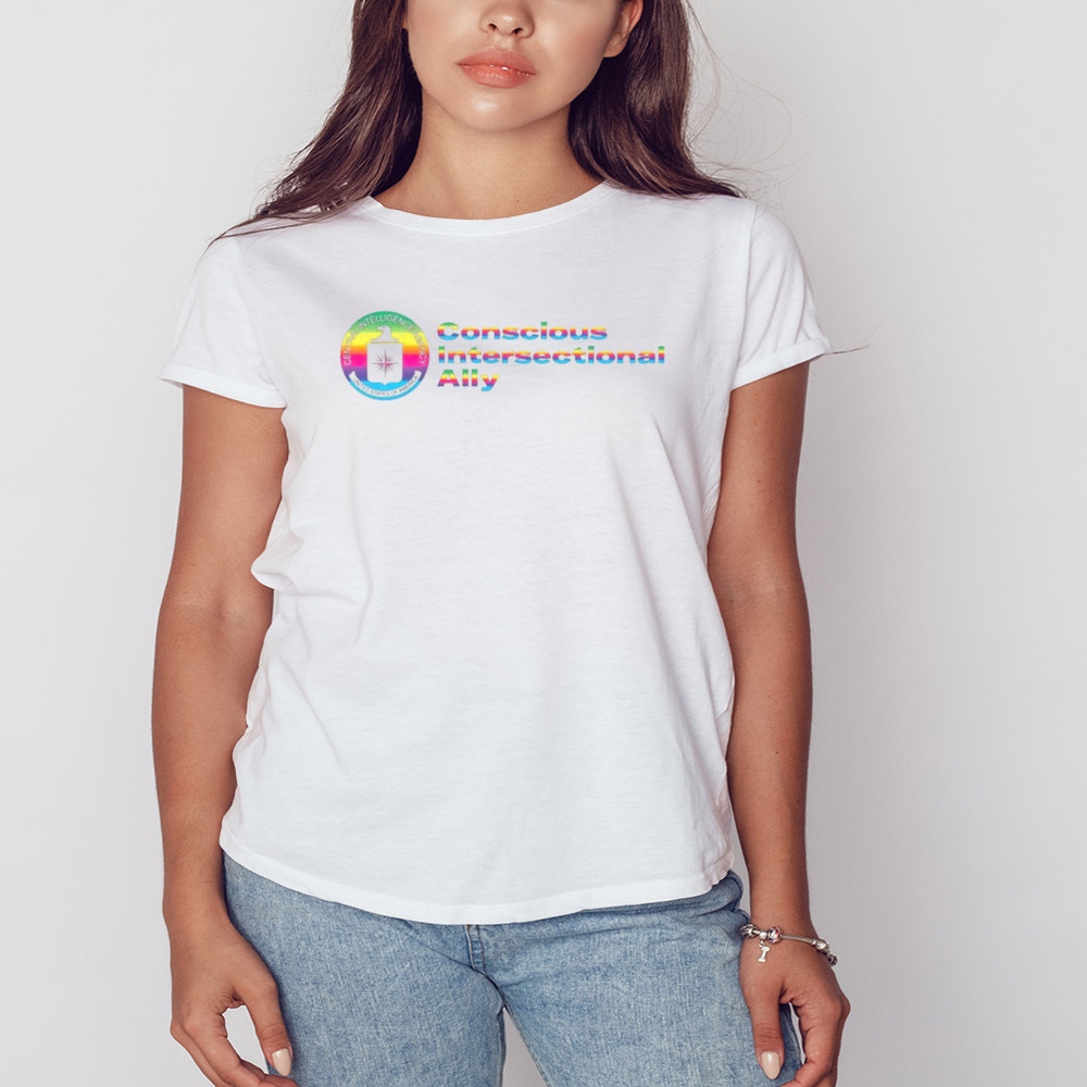 CIA Conscious Intersectional Ally Shirt, Unisex Clothing, Shirt For Men Women, Graphic Design, Unisex Shirt