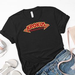 krokus shirt, krokus memorable concerts t shirt, krokus t shirt, krokus iconic sound t shirt