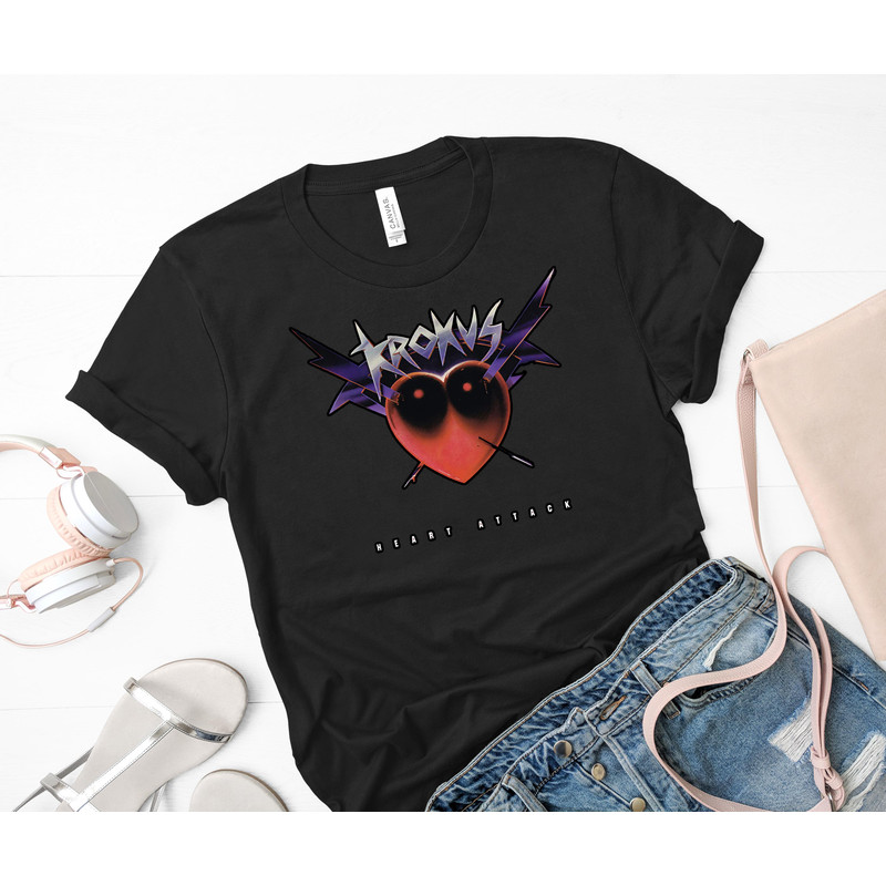 krokus heart attack art Essential T-Shirt 18_Black_Black.jpg