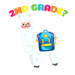 2nd grade no prob llama svg fifth grade svg funny llama svg file for cricut