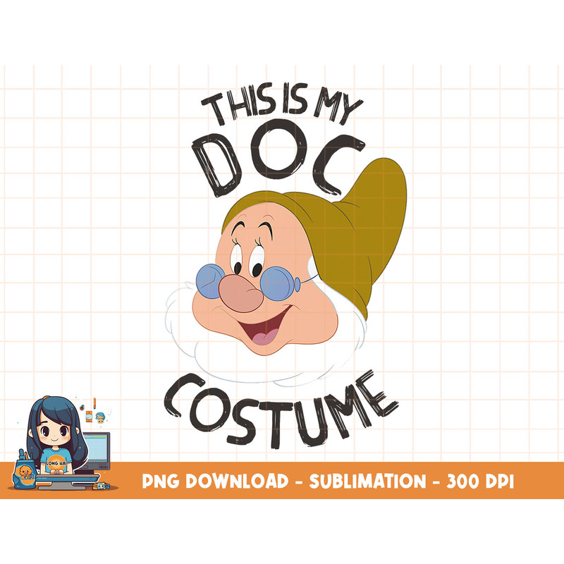 Disney Snow White This Is My Doc Costume Halloween png, sublimation, digital print.jpg