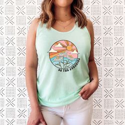 be the sunshine tank top, summer tank for women, retro sun tank tee, vintage graphic tank, kindness tshirt, motivational