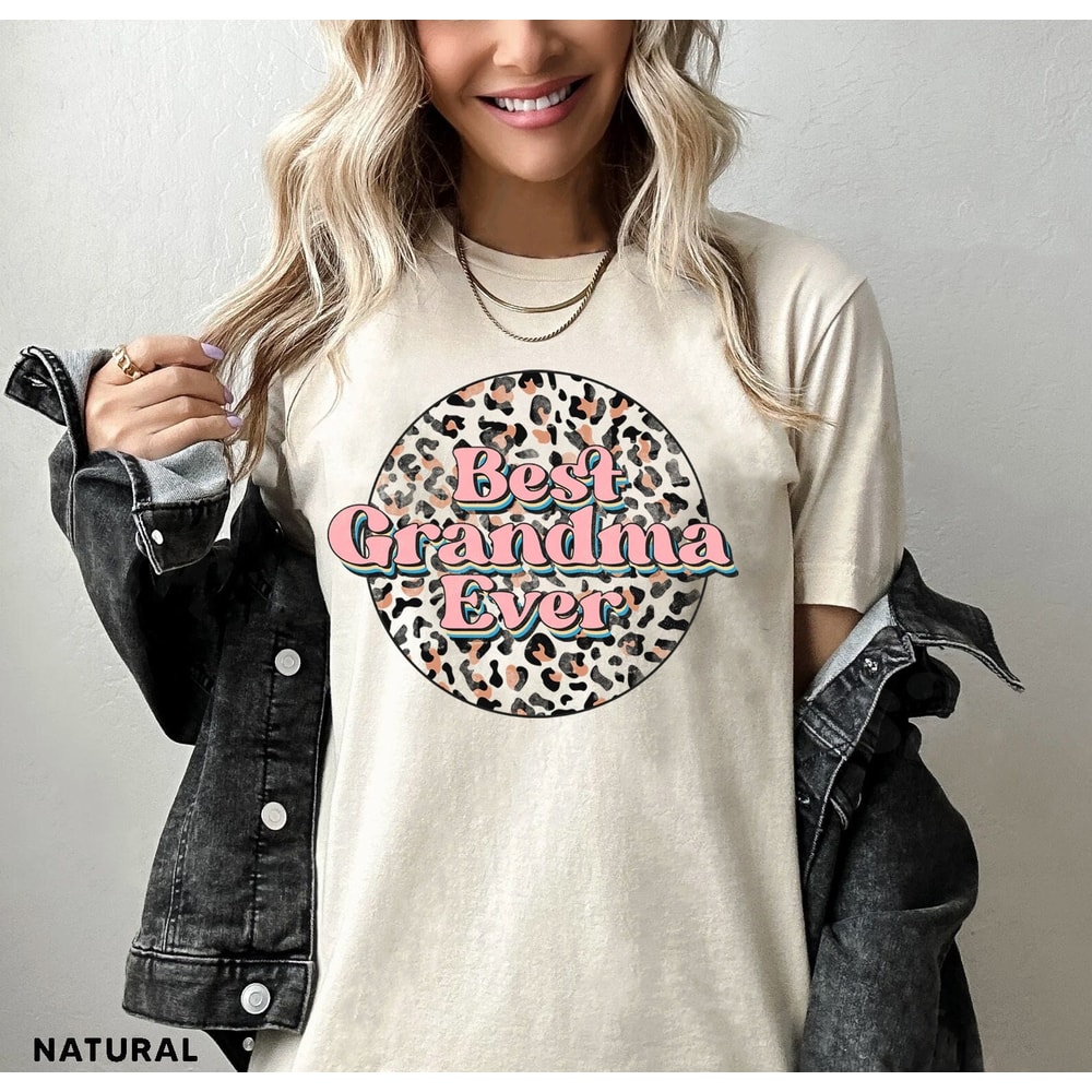 Best Grandma Ever Shirt, Grandma Shirt, Grandma T-shirt, Grandma Gift, Cute Grandma Shirt, Pregnancy Announcement, Grandmother Gift - 1.jpg