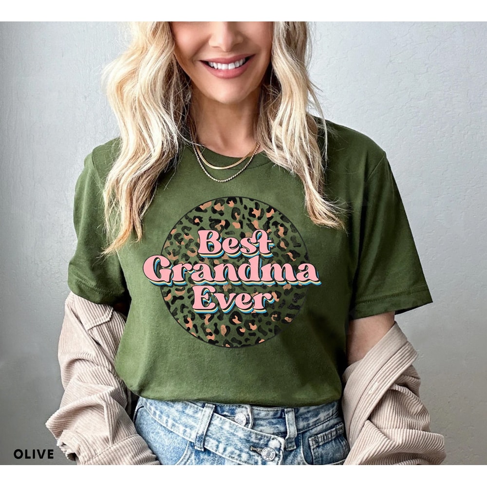 Best Grandma Ever Shirt, Grandma Shirt, Grandma T-shirt, Grandma Gift, Cute Grandma Shirt, Pregnancy Announcement, Grandmother Gift - 3.jpg
