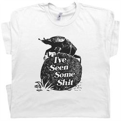 dung beetle shirt cool insect shirts for men women ladies vintage nature t shirts weird entomology tee funny bug graphic