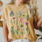 Botanical Shirt, Vintage Floral T-shirt, Flower Tee, Vintage Botanical, Wildflower Botanical Print, Oversized Shirt, Graphic Tshirt - 4.jpg