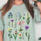 Botanical Shirt, Vintage Floral T-shirt, Flower Tee, Vintage Botanical, Wildflower Botanical Print, Oversized Shirt, Graphic Tshirt - 5.jpg