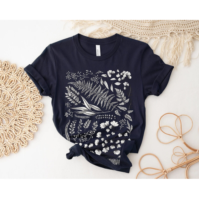 Botanical Shirt, Vintage T-shirt, Flower T shirt, Tee, Vintage Botanical, Botanical Print, Vintage Flower Shirt, Graphic Tshirt, Wildflower - 6.jpg