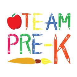 team pre-k svg, pre-k svg, pre-k squad, pre-k team, pre kindergarten, back to school svg, first day of school svg, schoo