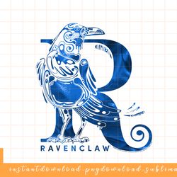 harry potter ravenclaw r logo png, sublimate, digital download