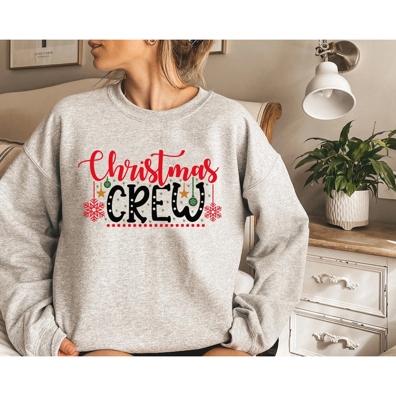 Christmas Crew Sweatshirt, Christmas Sweatshirts , Couple Christmas Sweatshirts, Funny Sweatshirts, Christmas Squad Sweaters - 1.jpg