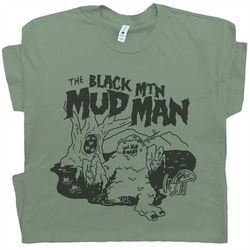mudman cryptid shirt weird creature cryptozoology shirts for men women asheville nc fun monster t shirts unique retro vi